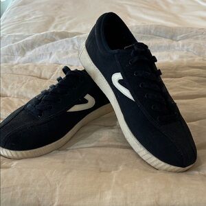 Tretorn navy and White Sneakers